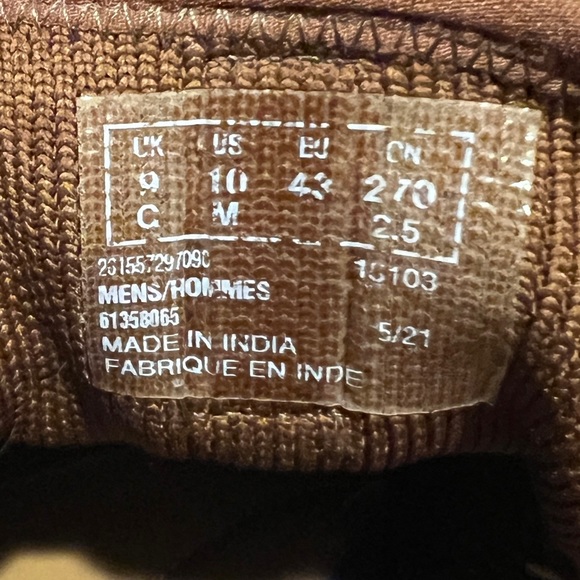 Clarks Mens Brantin Wing Brown Leather Casual Oxford Sneaker Shoes Sz 10 M - Picture 13 of 13